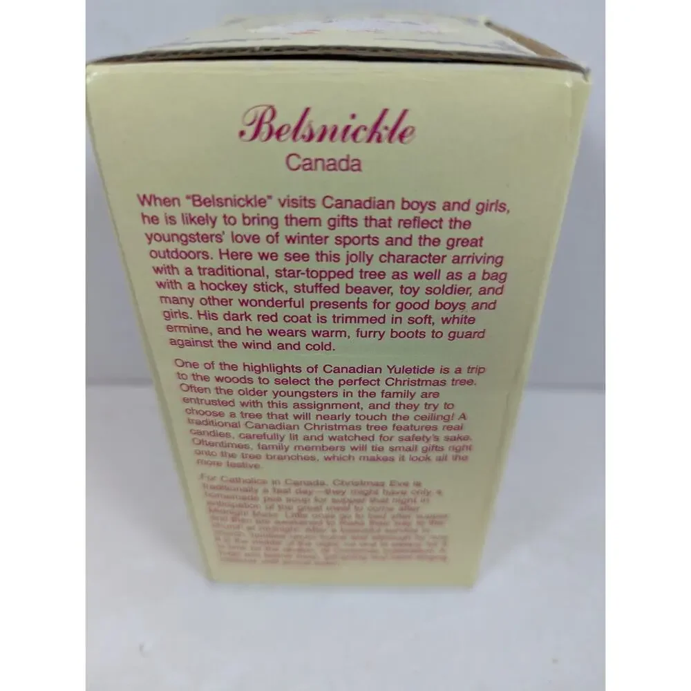 The International Santa Collection Canada Belsnickle in Box Christmas 1997 VTG